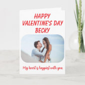 Heart is Happiest - Valentine's Day  カード (正面)