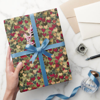 Heart Jungle Love Gift Wrapping Paper ラッピングペーパー