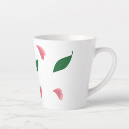 Heart & leaves latte mug カフェラテマグ