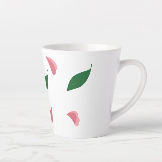 Heart & leaves latte mug カフェラテマグ (右)
