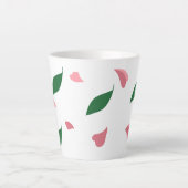 Heart & leaves latte mug カフェラテマグ (正面)