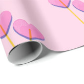 Heart Lillipop Pink Gift ラッピングペーパー (ロールコーナー)