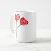 Heart Lollies コーヒーマグカップ (正面左)