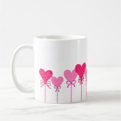 Heart Lollipop Border Coffee Mug コーヒーマグカップ (左)