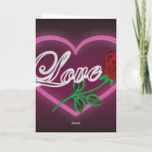 Heart, Love and Rose Greeting Card シーズンカード (裏面)