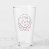 Heart Lover Drinkware タンブラーグラス (裏面)