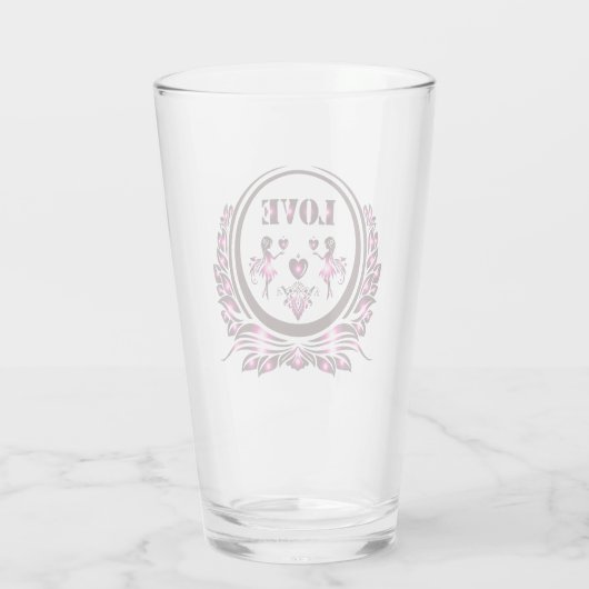 Heart Lover Drinkware タンブラーグラス (裏面)