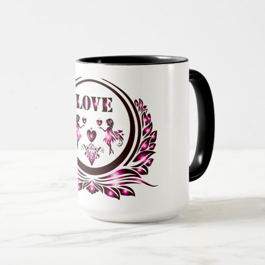 Heart Lover Mug マグカップ (正面右)