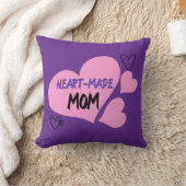 Heart-Made Mom Adoptive Mom クッション (ブランケット)