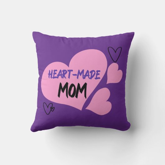 Heart-Made Mom Adoptive Mom クッション (裏面)