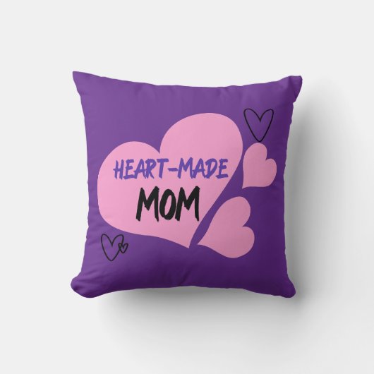 Heart-Made Mom Adoptive Mom クッション (正面)
