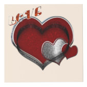 Heart Magic Beige Photo Cube  フォトキューブ (正面)