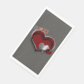 Heart Magic Charcoal Paper Napkin Guest Towel  (コーナー)