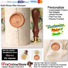 Heart Magic Coffee Gold Wax Stamper シーリングスタンプ