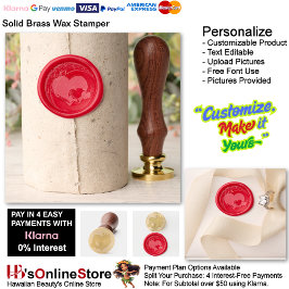 Heart Magic Red Wax Stamper シーリングスタンプ