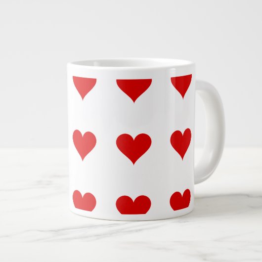 Heart Mug, Walentine`s Day, Friends ジャンボコーヒーマグカップ (正面右)