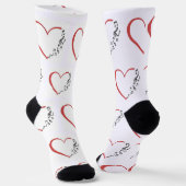 Heart Music Custom Sustainable Premium Crew Sock ソックス (傾斜あり)