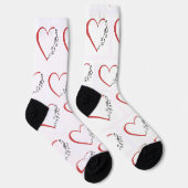 Heart Music Custom Sustainable Premium Crew Sock ソックス (右)