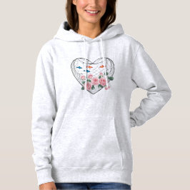 Heart Net Roses Hoodie パーカ