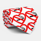 heart_no_smoking_tie_red ネクタイ (ロール)