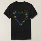 Heart Note  For Music Lovers & Artists Pullover  Tシャツ (デザイン正面)