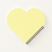 Heart notebook with motivational text and horse ノートブック (裏面)