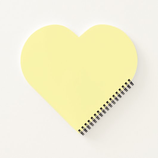 Heart notebook with motivational text and horse ノートブック (裏面)
