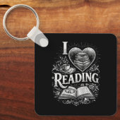 Heart of a Book Lover キーホルダー (正面)