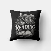 Heart of a Book Lover クッション (裏面)