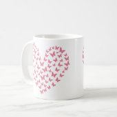 Heart of Capricious Butterflies コーヒーマグカップ (正面左)