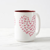 Heart of Capricious Butterflies ツートーンマグカップ (正面右)