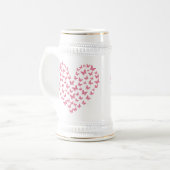 Heart of Capricious Butterflies ビールジョッキ (正面左)