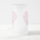 Heart of Capricious Butterflies フロストグラスビールジョッキ (中央)