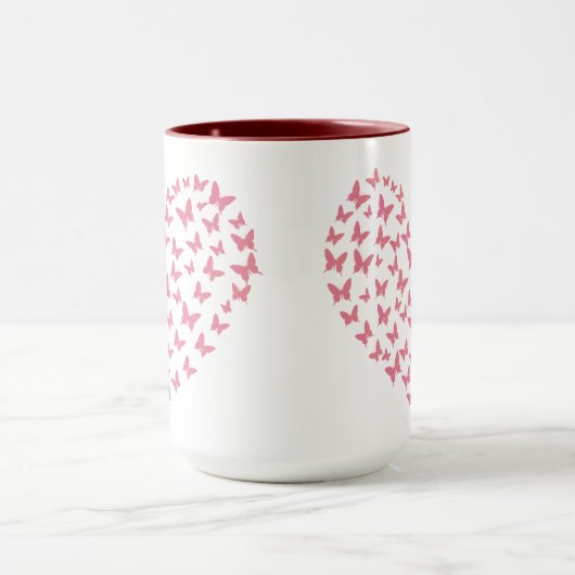 Heart of Capricious Butterflies マグカップ (中央)