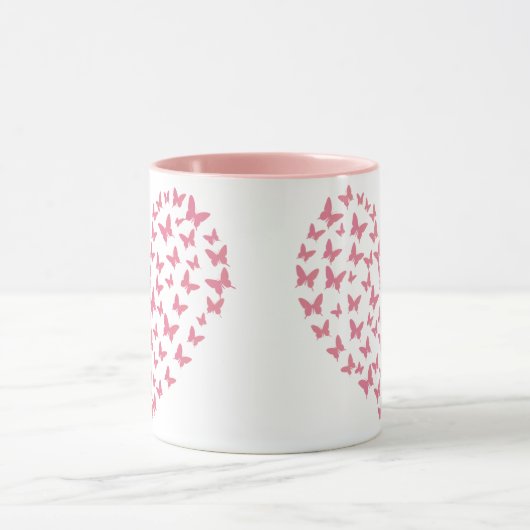 Heart of Capricious Butterflies マグカップ (中央)