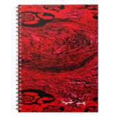 Heart of Chaos – Infinite Red Spiral ノートブック (正面)