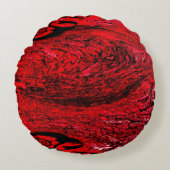 Heart of Chaos – Infinite Red Spiral ラウンドクッション (正面)