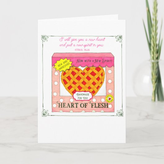 Heart of Flesh Bakery バレンタインデー カード (正面)