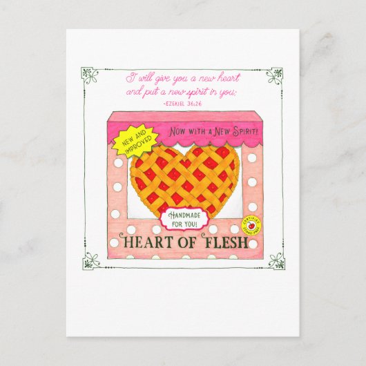 Heart of Flesh Bakery バレンタインデー ポストカード (正面)