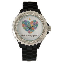 Heart of Gems: Elegant Crystal-Inspired Watch Desi 腕時計
