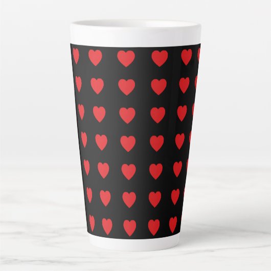Heart of Hearts Latte Mug; Large/Small Available カフェラテマグ (正面)
