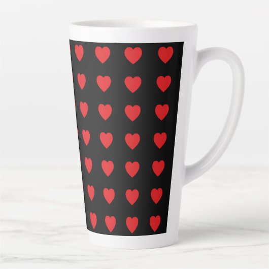 Heart of Hearts Latte Mug; Large/Small Available カフェラテマグ (右)