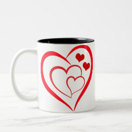 Heart of Hearts Mug ツートーンマグカップ