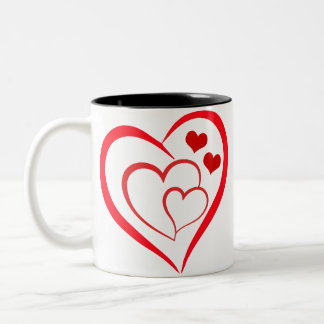 Heart of Hearts Mug ツートーンマグカップ