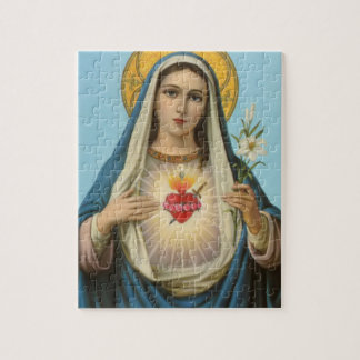 Heart of Mary Our Lady Holy Maria Mother of God ジグソーパズル