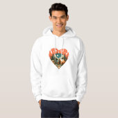 "Heart of Nature" Hoodie: A love of camping and tr パーカ (正面フル)