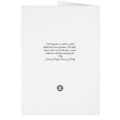 Heart of Prayer, Crown of Holly Card (裏面)