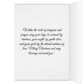 Heart of Prayer, Crown of Holly Card (内側 (左))