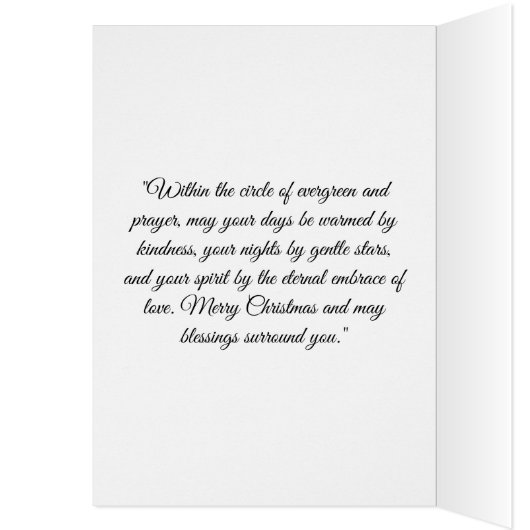 Heart of Prayer, Crown of Holly Card (内側 (左))