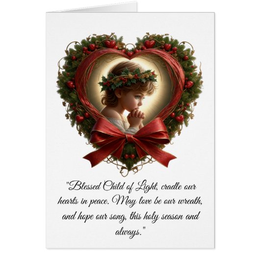 Heart of Prayer, Crown of Holly Card (正面)